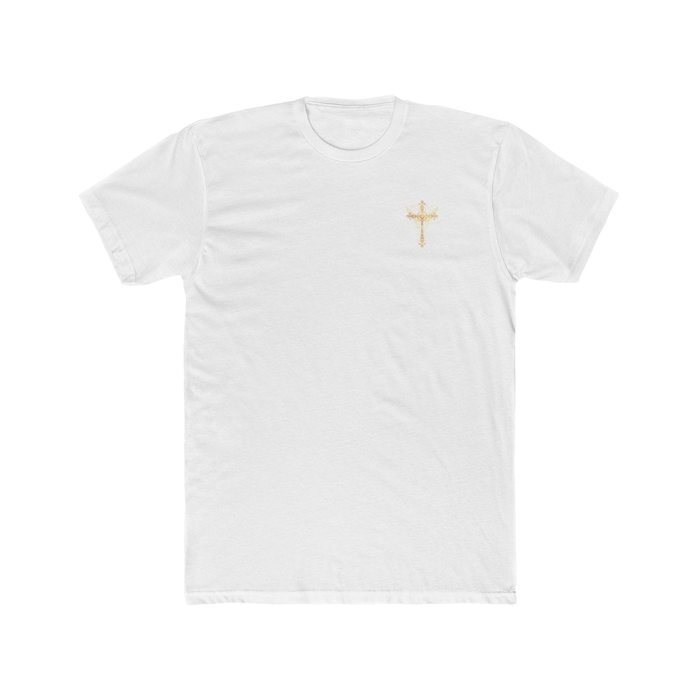 Unisex Cotton Crew Christian Tee "The Lord Will Fight For You"