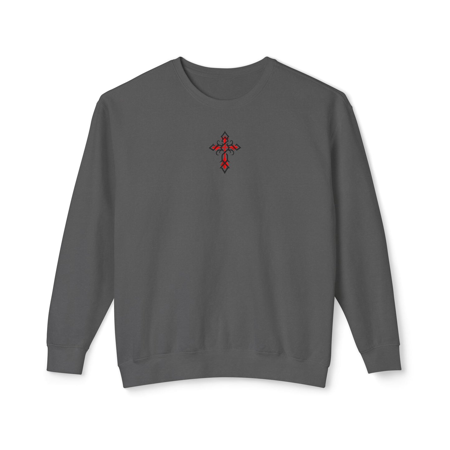 Unisex Christian Lightweight Crewneck "Guardian Angel"