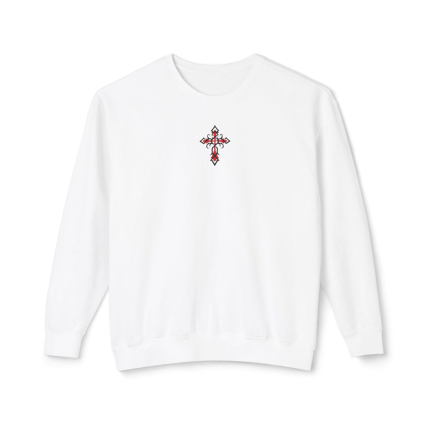 Unisex Christian Lightweight Crewneck "Guardian Angel"