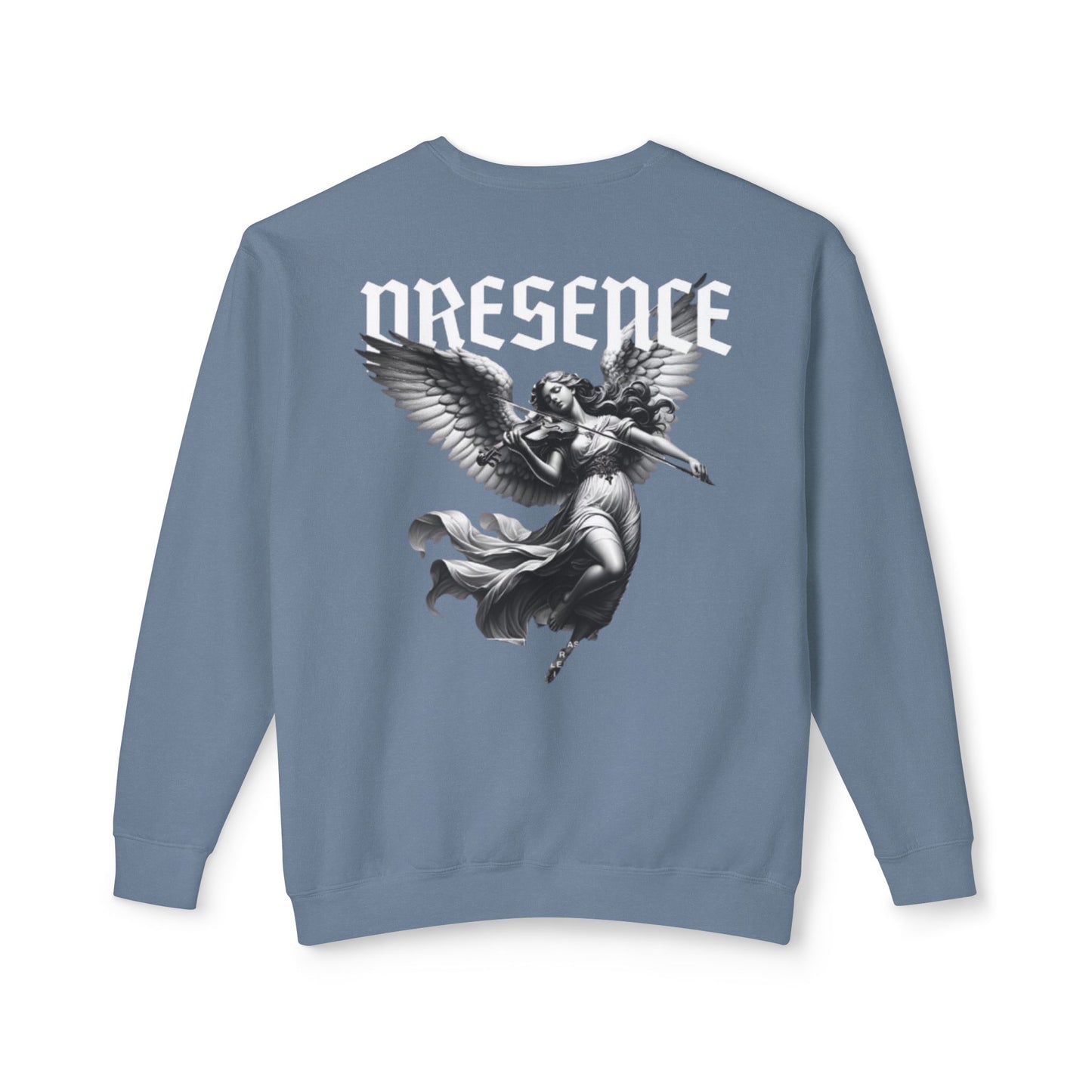 Unisex Christian Lightweight Crewneck "Angels Presence"