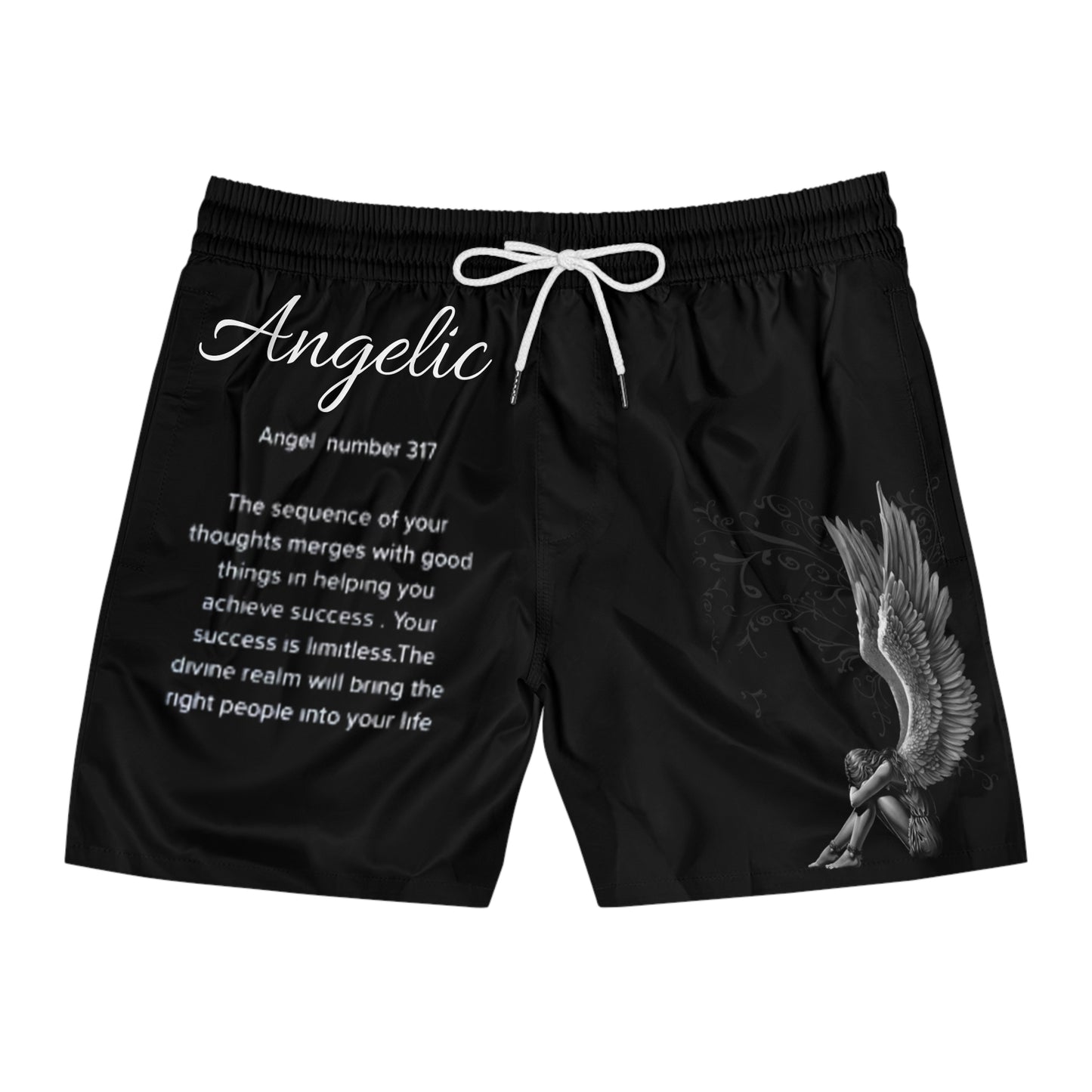 Men's Christian Mid-Length Shorts "Angelic"