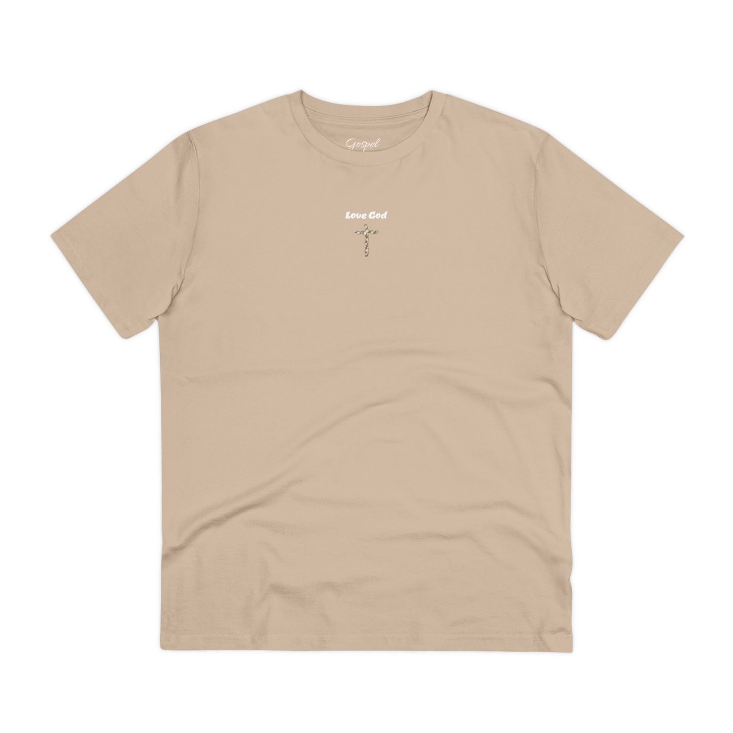 Unisex Organic Designer Christian T-shirt "Love God"