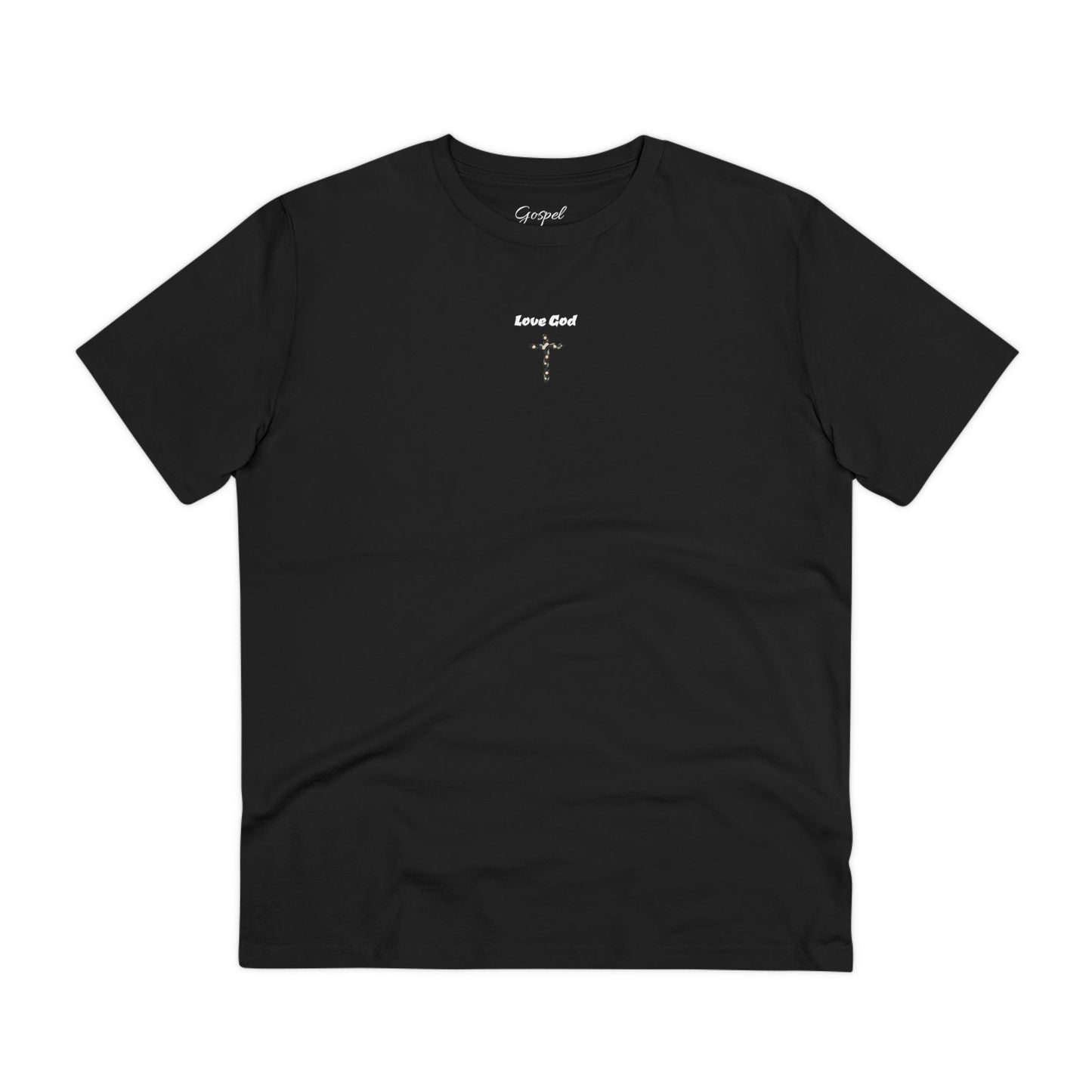 Unisex Organic Designer Christian T-shirt "Love God"