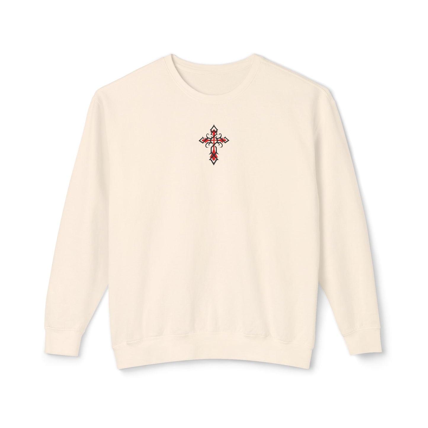Unisex Christian Lightweight Crewneck "Guardian Angel"