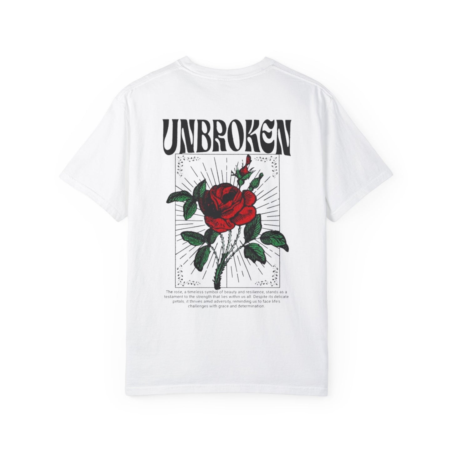 Unisex Garment-Dyed T-shirt "Unbroken"