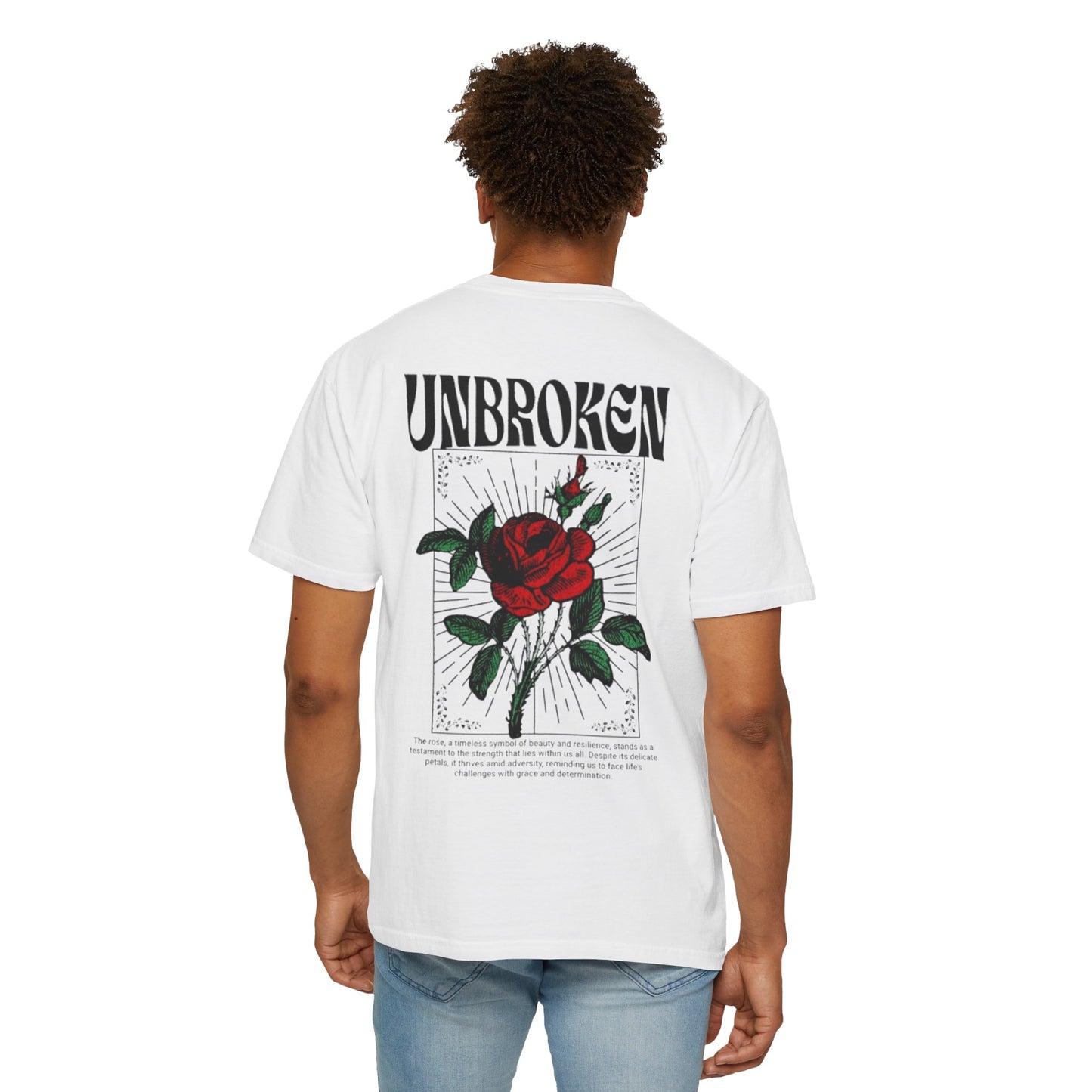 Unisex Garment-Dyed T-shirt "Unbroken"