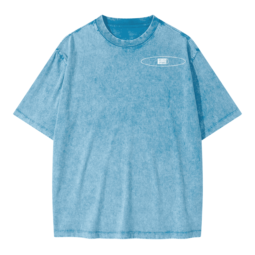 Unisex Oversized Snow Wash T-shirt