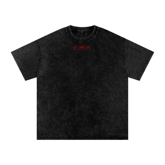 Acid Wash Oversize Shirt "Assault On The City"