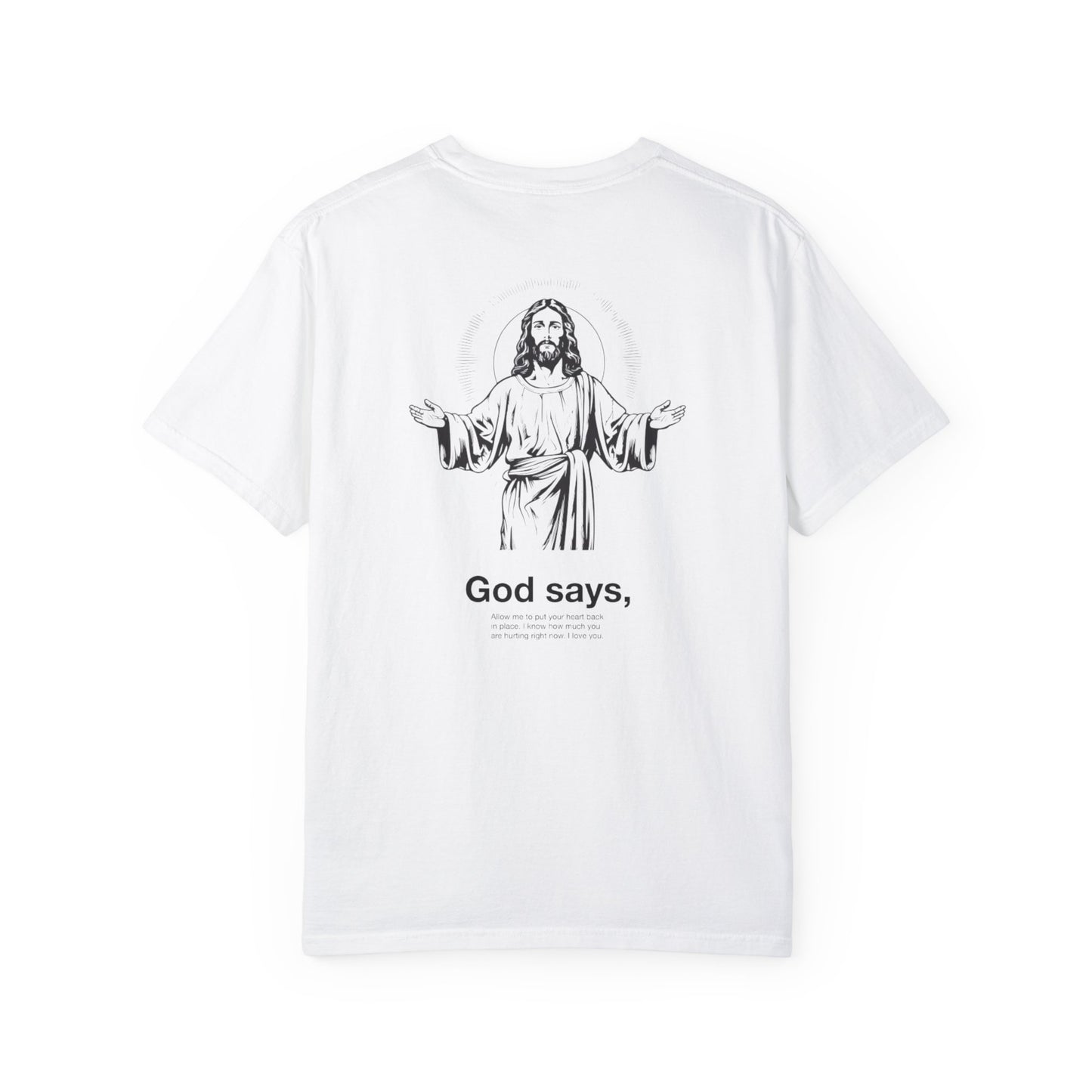 Unisex Garment-Dyed Christian Tee "God's Word"