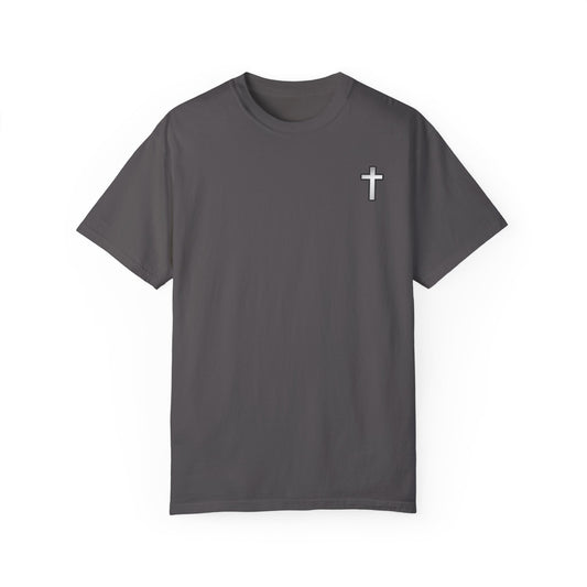 Unisex Garment-Dyed Christian Tee "Seek Kingdom Of God"