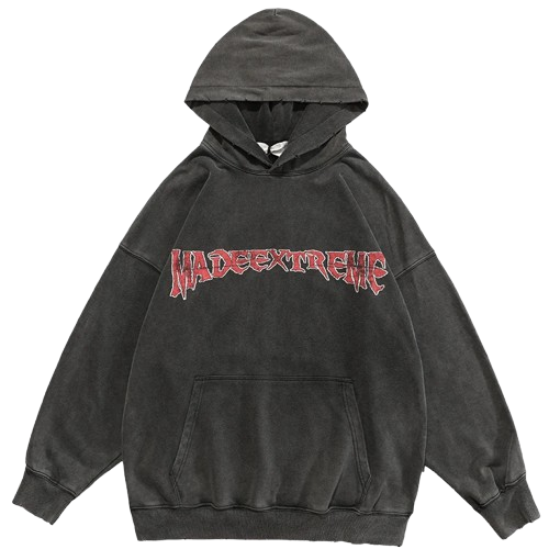 Hip Hop Unisex Hooded Sweatshirt "Jesus Letter"