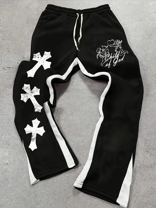 Men's Casual Street Style Trendy Cross Pants