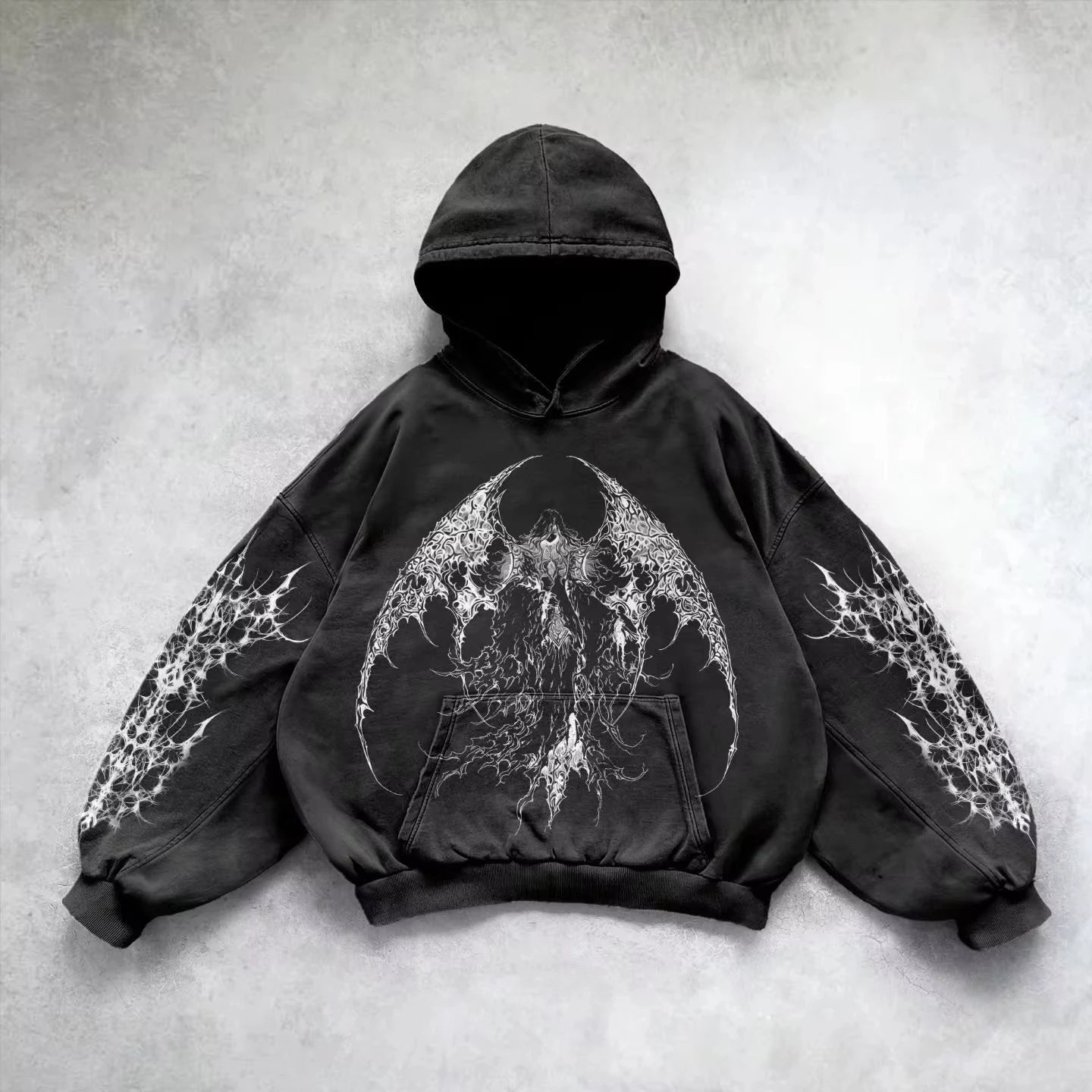 Retro Graphic Hip Hop Hoodie