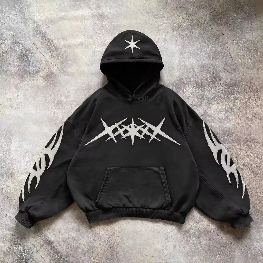 Retro Graphic Hip Hop Hoodie