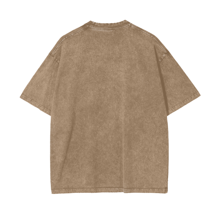 Unisex Acid Wash Oversize T-Shirt "Faith Is For Believers"